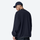 Women's soft lightweight fleece sweatshirt - navy crewneck fleece sweatshirt on men with cap, versatile cut suits many layers