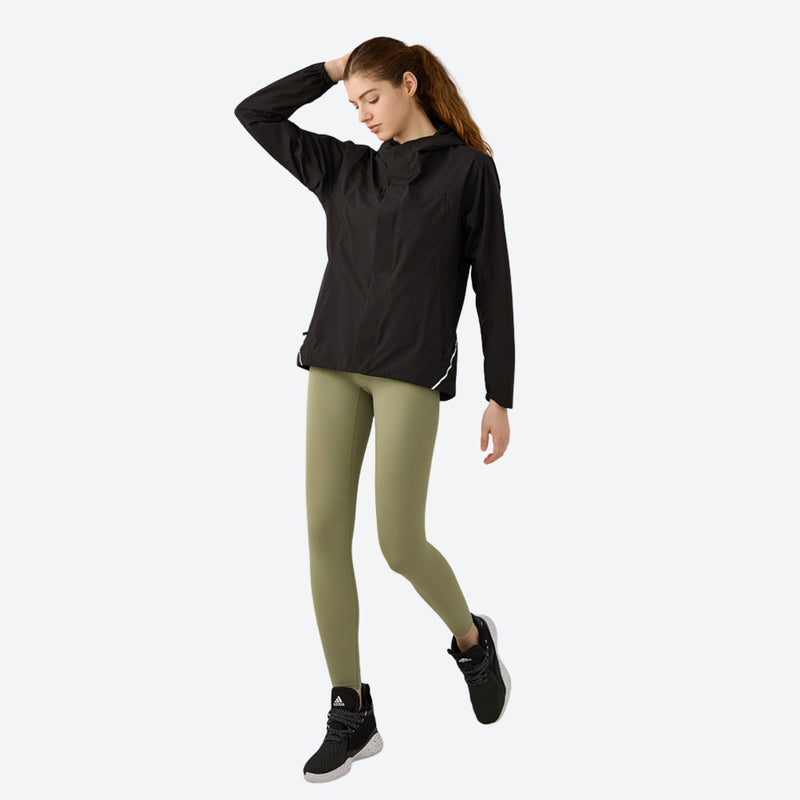 Women's breathable three-proof softshell ski jacket - black softshell jacket, for cold-weather outdoor wear