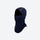 Merino wool ski mask with reflective details - navy merino wool balaclava with orange stitching, for cycling and commuting