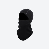 
                  
                    Warm merino balaclava for cold weather sports - black merino wool balaclava with gray stitching, for skiing and snowboarding
                  
                
