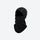 Warm merino balaclava for cold weather sports - black merino wool balaclava with gray stitching, for skiing and snowboarding