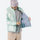 Unisex ultralight packable down vest and jacket - mint green ultralight down jacket on men with beanie