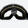 Crisp strap buckle cylindrical ski goggles - black frame cylindrical ski goggles, strap buckle adjusts fast