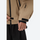 Kids 3L waterproof snow jacket and pants suit - tan jacket with black pants, for cold-weather winter outdoor fun