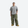 Men's waterproof 2L snow jacket and pants - olive green snow pants with gray tee, for resort and street wear