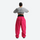Men's 2-layer snowboard jacket and wide-leg pants - pink snow pants, for cold-weather winter sports