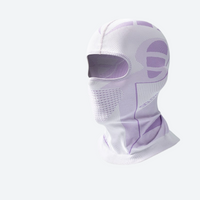 
                  
                    Breathable mesh ski mask for snow sports - lavender mesh balaclava, product view, for resort ski days
                  
                