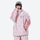 Women's 2-layer snowboard jacket and pants - pink rabbit print jacket, for powder days and winter commute