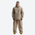 Men's breathable ski jacket with chest zip pockets - tan jacket with tan pants, for resort and street wear