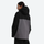 Women's waterproof 2L snow jacket and pants - black and gray colorblock, for powder days and winter commute