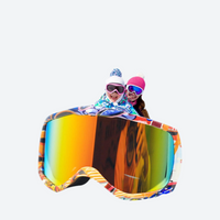 
                  
                    Kids' cylindrical ski goggles with flexible frame - cartoon print kids cylindrical ski goggles, for skiing and snowboarding
                  
                