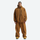 Unisex waterproof 3L snow anorak jacket and pants - coffee brown jacket with coffee pants, for skiing and snowboarding