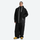 Men's waterproof 2L pullover snow jacket and pants - black, on-model front view, for resort and street wear