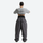 Men's breathable 2-layer snowboard jacket and pants - gray snow pants, on-model back view, for resort and street wear