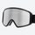 Cylindrical ski goggles with anti-fog UV lens - silver cylindrical ski lens, for skiing and snowboarding