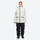 Women's breathable ski jacket in candy colors - white jacket with black pants, for powder days and winter commute