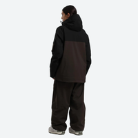 
                  
                    Women's waterproof 2L snow jacket and pants - black and coffee brown colorblock jacket with coffee pants
                  
                