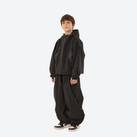 
                  
                    Kids 3L waterproof snow jacket and pants suit - black, for cold-weather winter outdoor fun
                  
                