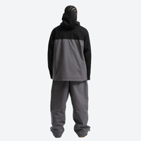 
                  
                    Men's breathable 2L snowboard jacket and pants - black and gray colorblock, for powder days and winter commute
                  
                