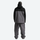Men's breathable 2L snowboard jacket and pants - black and gray colorblock, for powder days and winter commute