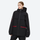 Women's waterproof 2L snow jacket and pants - black jacket, on-model front view, for resort and street wear