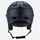 Lightweight ski helmet with integrated goggle look - matte navy snow helmet with mirror goggles, for skiing and snowboarding