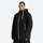 Men's breathable 2L snowboard jacket and pants - black, on-model three-quarter front view, for powder days and winter commute