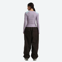 
                  
                    Women's breathable 2-layer snowboard jacket and pants - coffee brown snow pants, for resort and street wear
                  
                