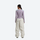 Women's waterproof 2L snow jacket and pants - lavender base layer top with cream snow pants, for skiing and snowboarding