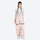 Men's 2-layer snowboard jacket and pants - light pink snow pants with gray top, for skiing and snowboarding