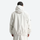 Unisex waterproof 3L snow anorak jacket and pants - white jacket, on-model back view, for powder days and winter commute