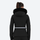 Women's slim fit ski jacket with fur collar - black slim fit ski jacket with fur collar, for resort ski days