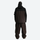 Men's waterproof 2L snow jacket and pants - black and coffee brown colorblock jacket with coffee pants