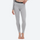Women's 100% merino wool base layer bottom - light gray merino wool base layer bottom on women, for hiking and trail walking