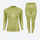 Breathable merino compression top and pants set - khaki merino compression base layer suit, for winter snow sports