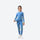 Kids quick-dry baselayer suit for sports - blue kids compression base layer suit, for kids sports and training