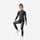 Kids breathable compression top and pants set - black gray kids compression base layer suit, for snow play and winter commute