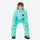 Kids waterproof 2L snow jacket and pants set - mint kids jacket with mint pants, for snow play and winter commute