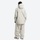 Women's waterproof 2L snow jacket and pants - cream jacket with cream pants, for resort and street wear