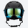 Ember lighter stronger snow helmet with mirror goggles - matte black snow helmet with mirror goggles, for resort ski days