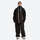 Women's waterproof 2L snow jacket and pants - black and coffee brown colorblock jacket with coffee pants