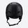 Snow helmet for skiing and snowboarding - snow helmet shell without goggles, black back view, for skiing and snowboarding
