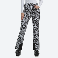 
                  
                    Women's adjustable ski pants with inner snow skirt - leopard print ski pants, for winter mountain trips
                  
                