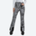 Women's adjustable ski pants with inner snow skirt - leopard print ski pants, for winter mountain trips