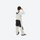 Kids 3L waterproof snow jacket and pants suit - cream bib pants with black knee patches, for youth snow play and sledding