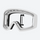 Crisp strap buckle cylindrical ski goggles - white frame cylindrical ski goggles, for resort ski days