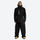 Men's waterproof 2L snow jacket and pants - black jacket with black pants, for resort and street wear