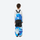 Kids breathable snowboard jacket and bib pants set - blue camo print bib pants, for family resort ski days