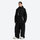Women's 2-layer snowboard jacket and pants - black jacket with black pants, for resort and street wear