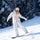 Unisex 3-layer snowboard jacket and pants - white jacket with white pants, for resort and backcountry days
